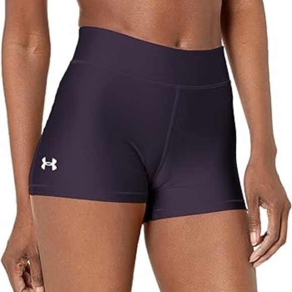 Under Armour Pants - New Under Armour Womens Heatgear Mid Rise Shorty Shorts Navy NWT Size XS